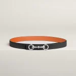 Lady Rider belt buckle & Reversible leather strap 24 mm